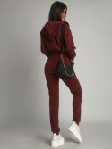 Women\'s burgundy insulated tracksuit set FI761 - Online store - Boutique